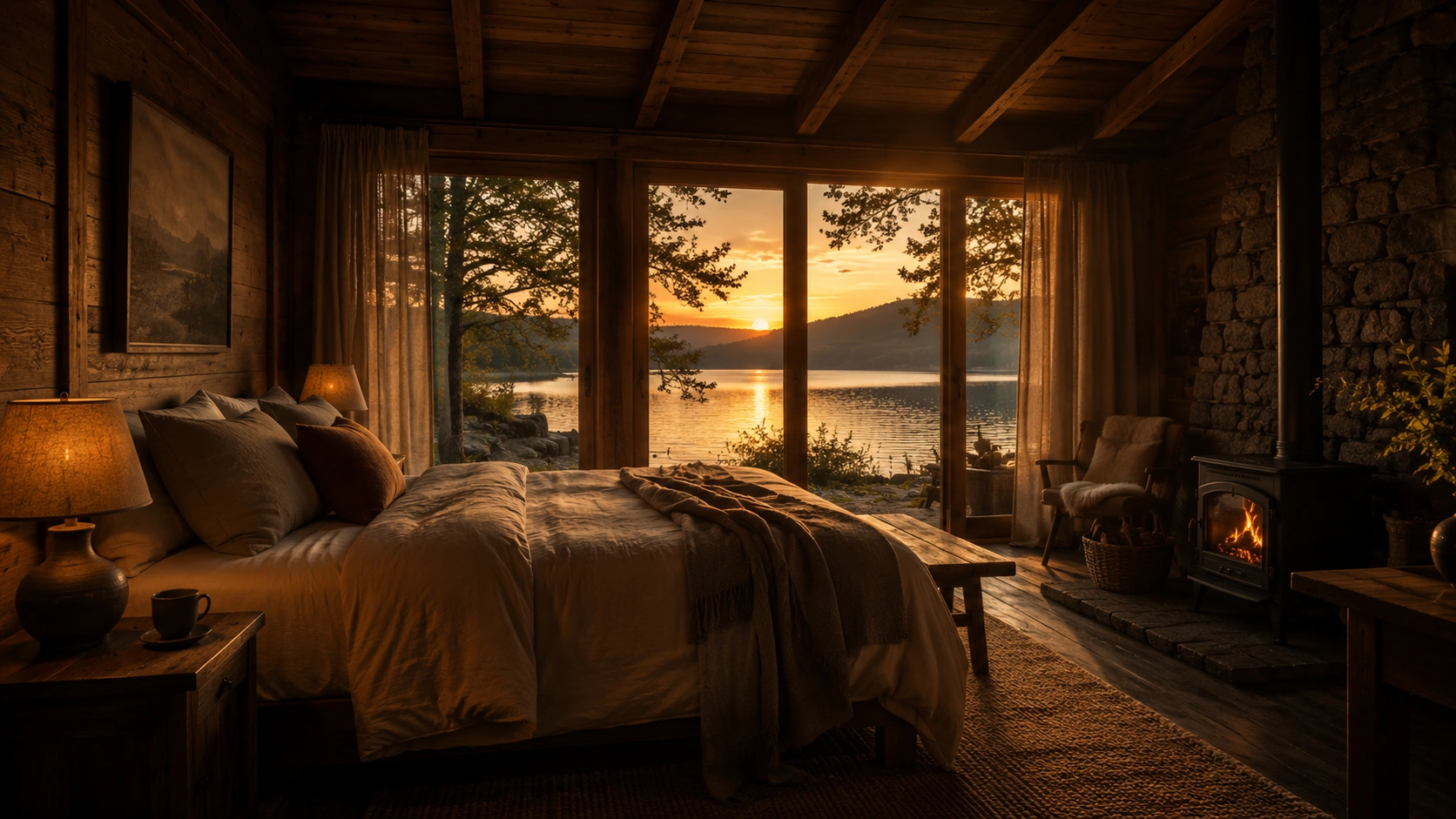 Inside a Halcyon cabin